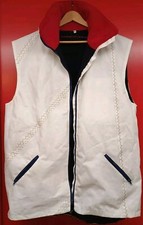 Weste original Segeltuch besegelt Unikat Segeltuchjacke Windjacke Jacke Herren 