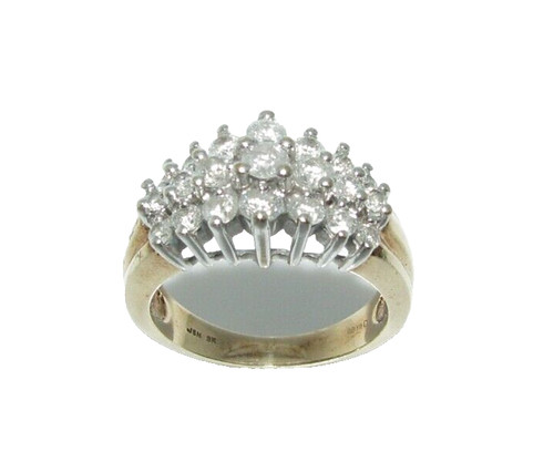 Damen 9carat gelbgold ring - damen,