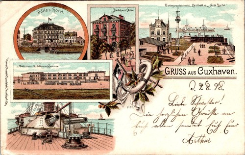 Litho gruß aus - litho, cuxhaven