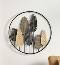 Metall Wand Bild "Blätter"