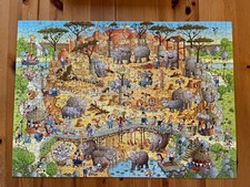 HEYE Puzzle 1000 Teile "Funky Zoo - African Habitat" - Marino Degano, Nr. 29639