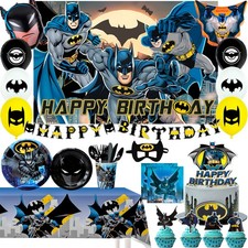 Batman Kinder Deko Superhelden Kinder Geburtstag Dekoration Junge Party Set