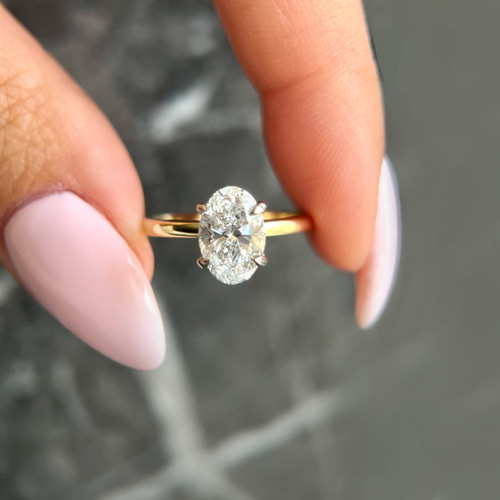 Diamant verlobungsring 14k - diamant,