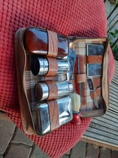 Alte Reise Utensilien Tasche Reise-Necessaire Nostalgie  1312A