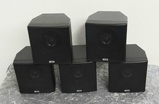 5x Heco 130 4513 2-Wege Satelliten Frontlautsprecher Schwarz