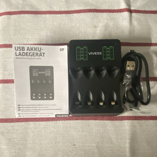 Vivess usb akku ladegerät - usb, mit