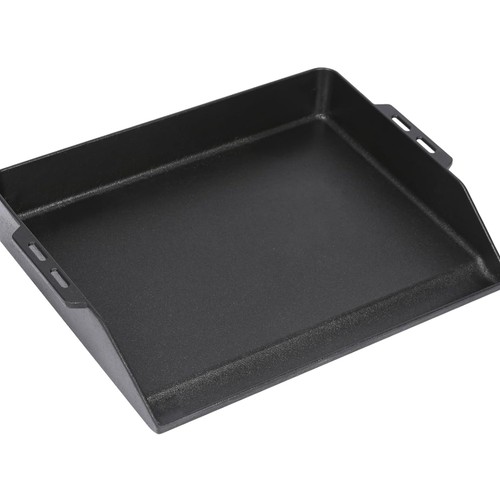 Grillplatte gusseisen 48x36cm - gusseisen,