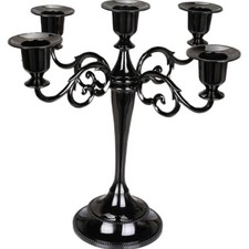 5 Armiger Kerzenständer Vintage Kerzenleuchter Metall Kerzenhalter Barockstil...