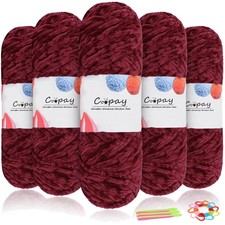 Chenille Wolle, Häkeln