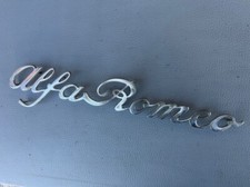 Alfa Spider 105, Fastback, Emblem Badge Schriftzug hinten z Aufarbeiten
