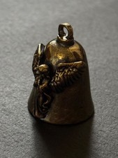 Messingglocke mit Engel |