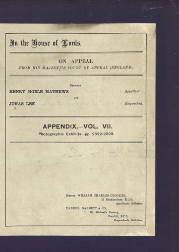 The house lords - in,
