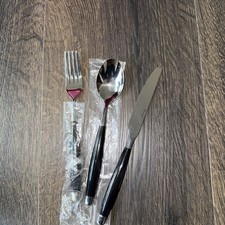 Tupperware 3 Teilig Messer, Gabel Löffel Chef Serie Besteck Gabel Neuwertig