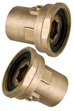 Pumpenverschraubung absperrbar