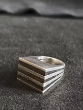 Toller designer ring - designer, silber