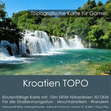 Croatia Topo Map 10m Contour