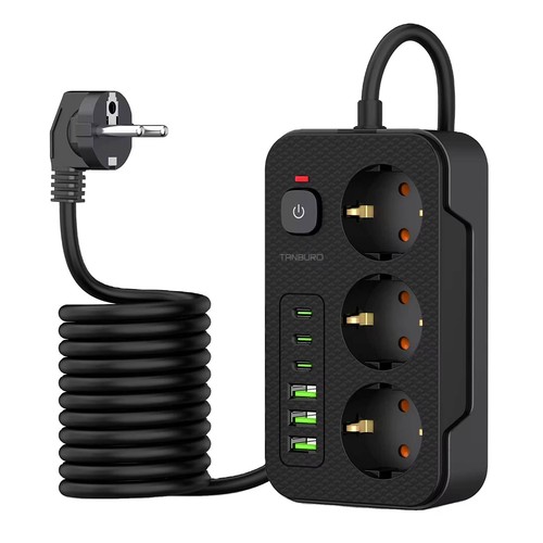 Steckdosenleiste fach usb - 3-fach, 6