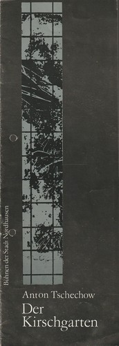 Programmheft anton tschechow - anton,