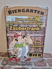Blechschild Asterix Obelix