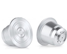 2 Nachfüllbar Edelstahl Kaffee Kapsel Pads Wiederverwendbare für Nespresso 2665