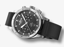 Fortis Flieger F-43 Black,  Armband Leder, F4240007