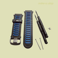 Garmin Ersatzarmband aus Silikon schwarz-hellblaues für Forerunner 920XT