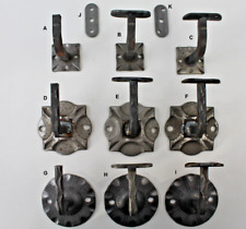 Handlaufhalter Stahl Schmiedeeisen - verzinkt/roh Metall Eisen Trägerplatte Rohr