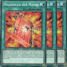 yugioh 3x Magiebuch der Macht SR08-DE028 COMMON 1AUFLAGE DEUTSCH
