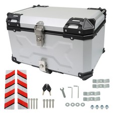 65L Silver Top Case Tail Box