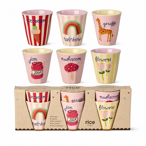 Rice kids melaminbecher 6er - kids,
