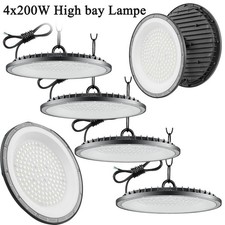 4x UFO LED Hallenbeleuchtung