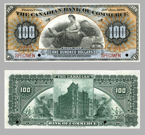 100 dollar bank - of, commerce