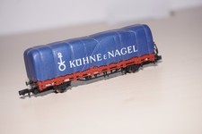 N4/7] Spur N Arnold 4474 DB Rungenwagen mit Plane blau Kühne & Nagel