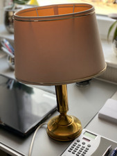   Tischlampe aus Messing  mit