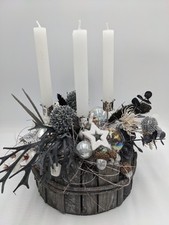 Adventsgesteck Modern Kugel