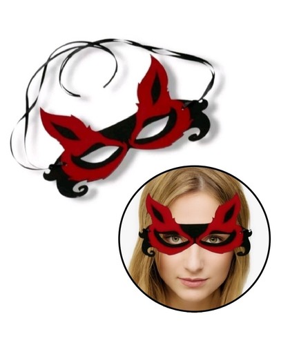 Damen katzenmaske mit ohren - katzenmaske,