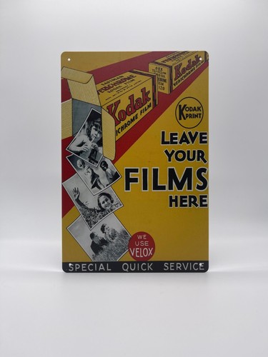 Blechschild kodak 20x30cm - blechschild,