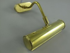 Bilderleuchte Vintage Messing Wandlampe verstellbar B.20cm Antik Stil