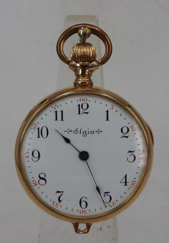 Damentaschenuhr elgin walzgold - damentaschenuhr,