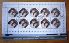 Briefmarken 10x , Johann Gottfried Schadow 2014  , Nachlaß , Gedenkmarken ,