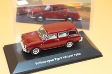 DieCast  1:43 VW Volkswagen Typ 3 Variant 1962 in Box Sammlung 1/43 DeAgostini