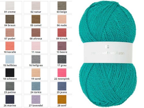 Rico creative soft wool - wool, aran