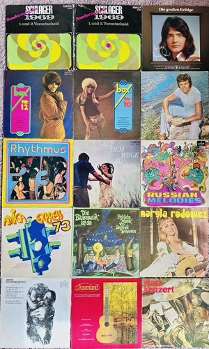 Schallplatten konvolut paket - konvolut,