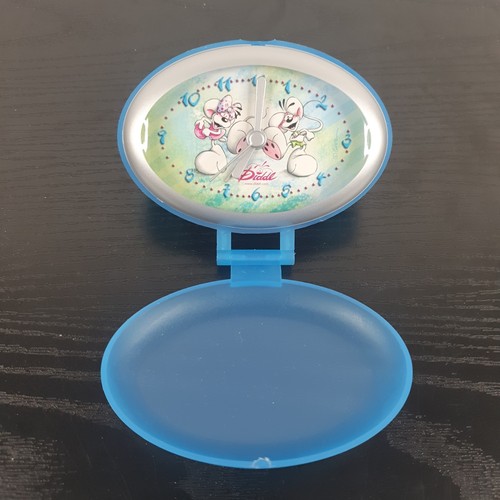 Diddl diddlina wecker uhr blau - diddl,