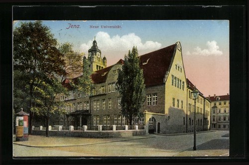 Ansichtskarte jena neue - jena,,