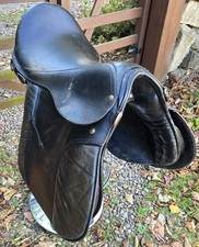 Leder Pferdesattelhocker höhenverstellbar Kindergröße