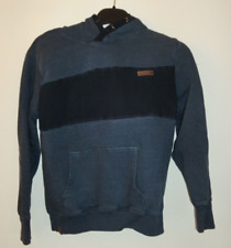 Blaues Kapuzenshirt/ Sweatshirt  Langarm  mit Schubtaschen Gr. 134/140