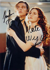 Kate Winslet & Leonardo Di Caprio Autogramm Titanic Autograph