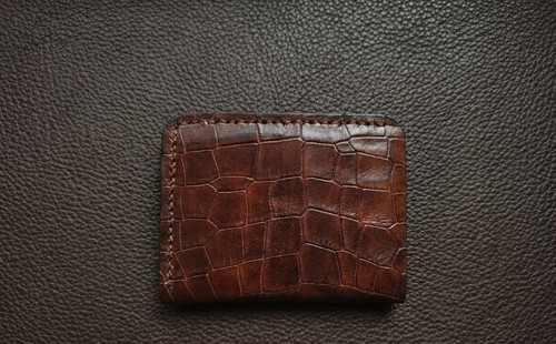 Leder geldbeutel portemonnaie - leder,