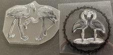 Clearstamps, Flamingos 2 verschiedene Paare, der Kreisstempel ist nicht dabei